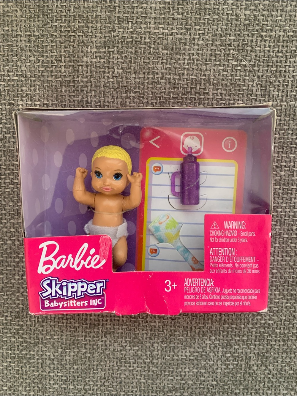 Mattel Barbie Skipper Babysitters Inc Baby with Accessories New (box wear)
